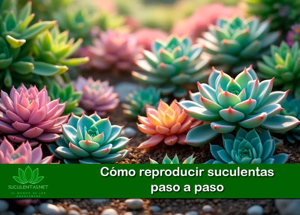 Cómo reproducir suculentas paso a paso