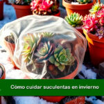 Cómo cuidar suculentas en invierno: protección contra heladas y recuperación